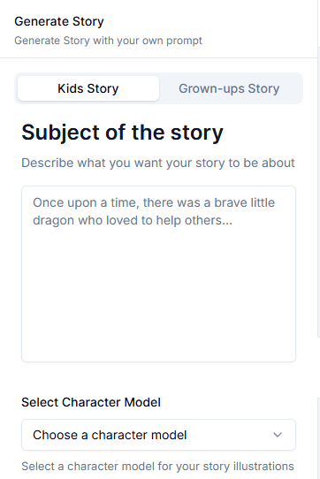 Choose Your Story Type